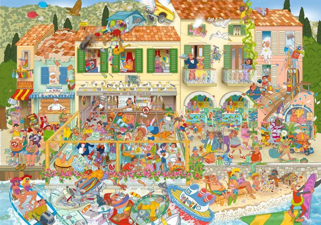 Puzzle fun 2000 pièces au design exclusif Bluebird Tourist Tango