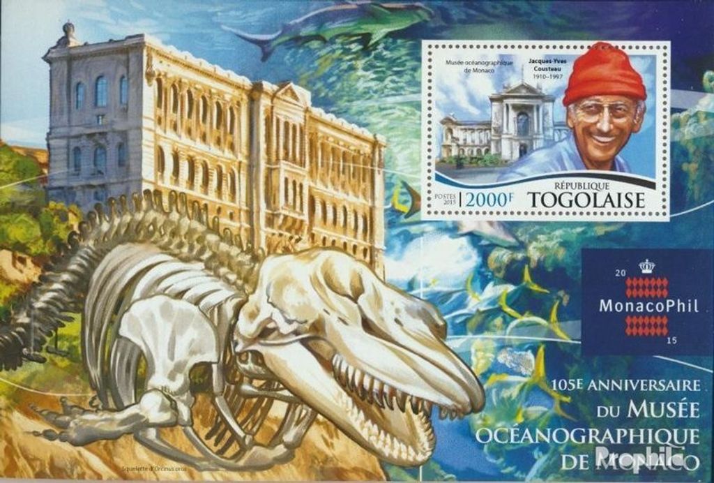Briefmarken Togo 2015 Mi Block 1181 (kompl. Ausgabe) Produktbild 