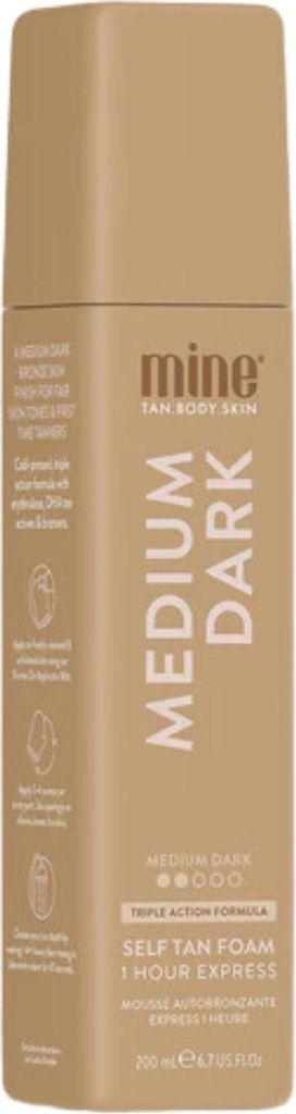 Minetan Medium Dark Dark Auto-degustazione Bronzing 200ml Immagine del prodotto 