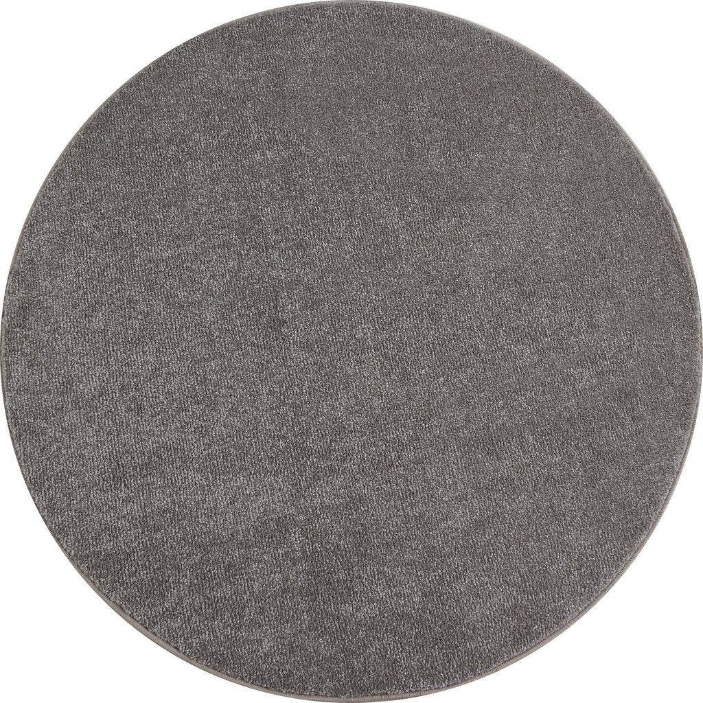 Ata teppich kurzflor rund Ø 160cm beige