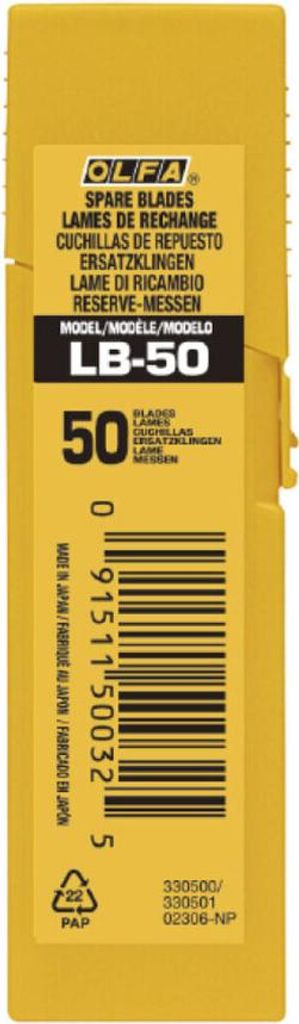 Lames Olfa Lb-50 Argent 18mm Lames De Rechange Image du produit 