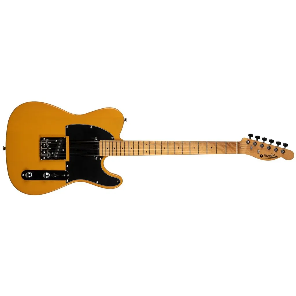 Guitare Électrique Prodipe TC80 MA Buttertoffee au Style Rétro Authentique