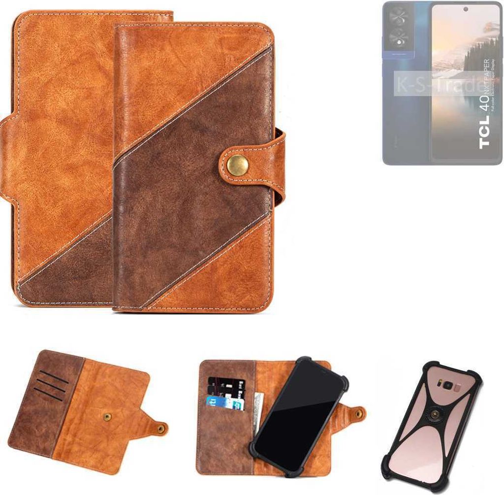 K-S-Trade Handyhülle Schutzhülle Bookstyle Case Wallet-Case Produktbild 