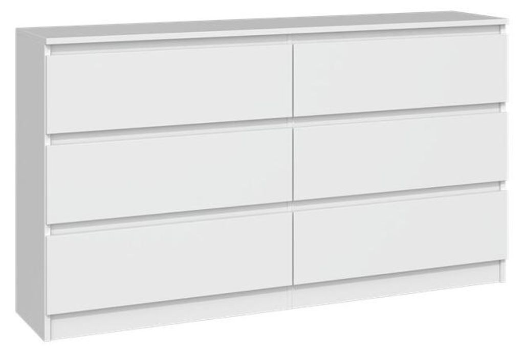 Topeshop M6 140 BIEL 2X3, Bílá, 6 zásuvka/zásuvek, Obrázek produktu 