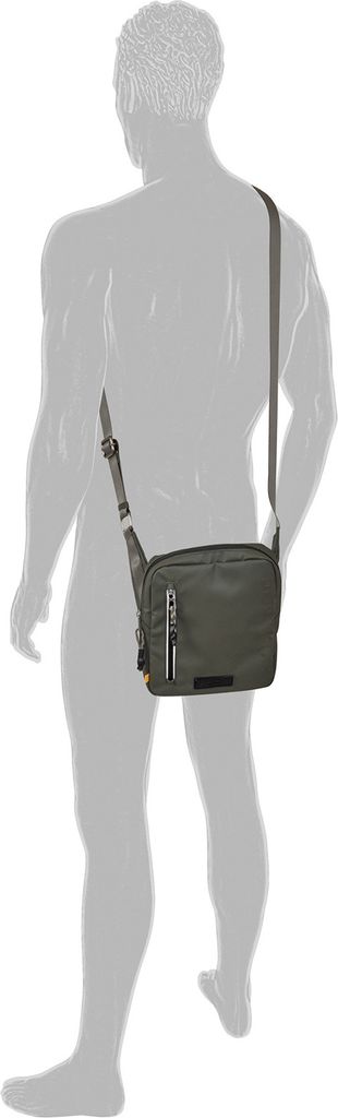 camel active EXPLORE Cross Bag S – Funktionale Umhängetasche recyceltes Nylon