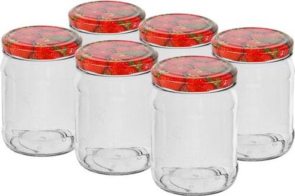 Set di barattoli FI82 6 x 500 ml con tappi a vite Immagine del prodotto 