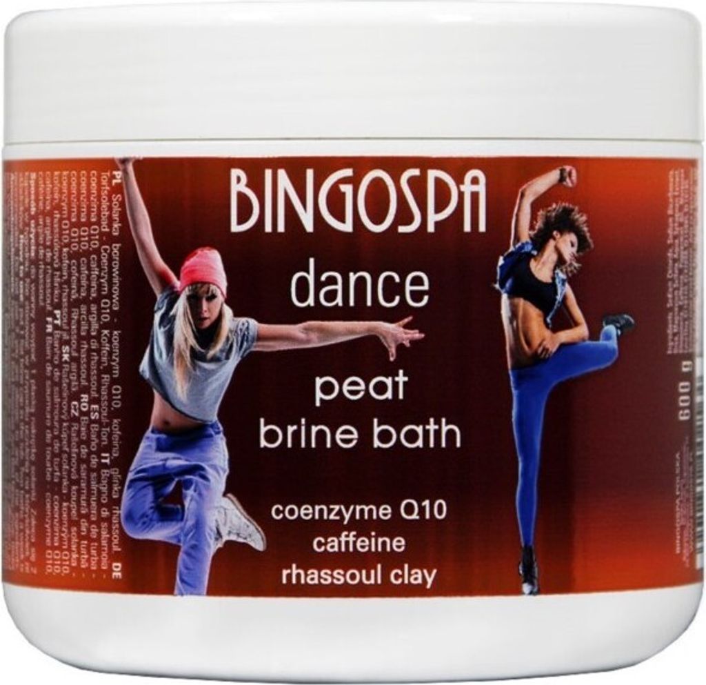 BingoSpa Solanka borowinowa z Q10 i kofeiną, 600 g
