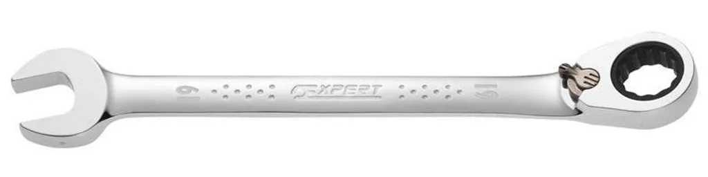 Clé à cliquet chrome-vanadium TONA EXPERT E117372, robustesse 325 mm