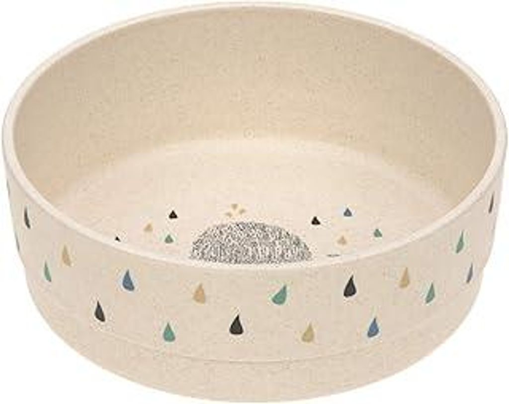 LÄSSIG Kinder Schüssel Schälchen Kindergeschirr ohne Melamin, BPA-frei, für Spülmaschine und Mikrowelle/Bowl Little Water Whale