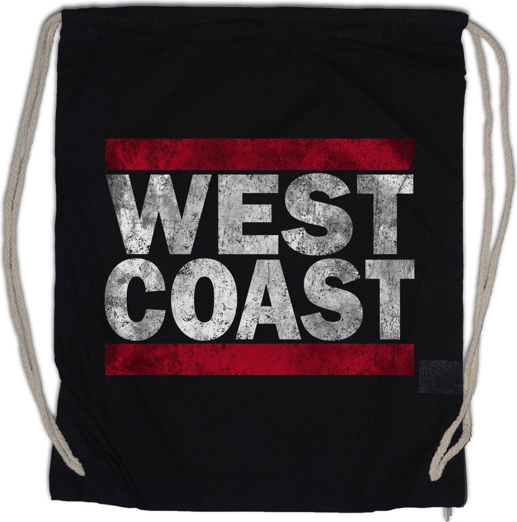 Urban Backwoods West Coast, Turnbeutel, Farbe: Schwarz