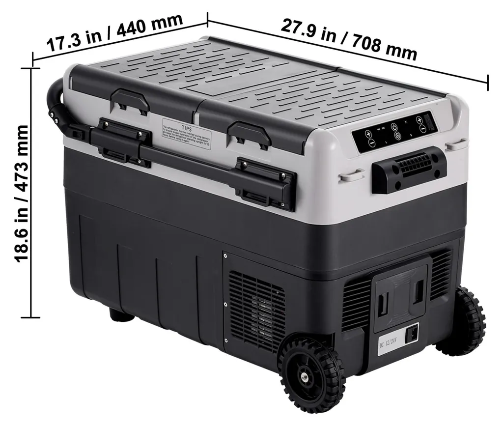 Glacière Électrique à Compression 40L Double Zone pour Camping et Auto - 8