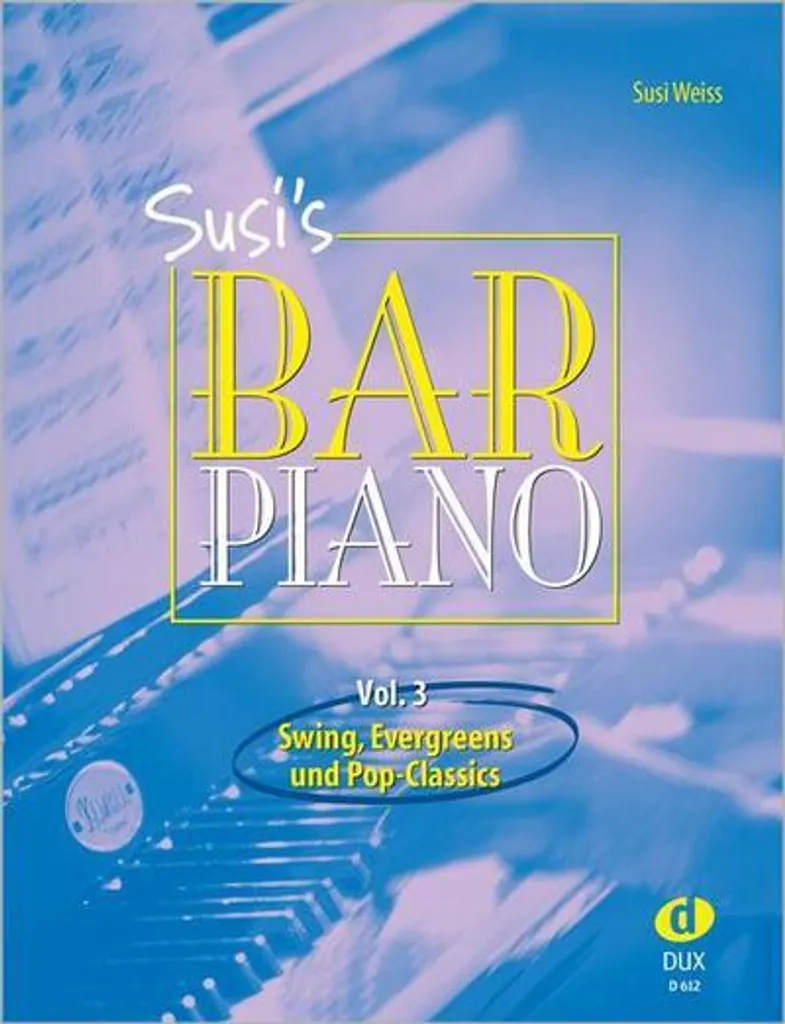 Partition piano bar Susis Bar Piano Band 3 pour ambiance de salon