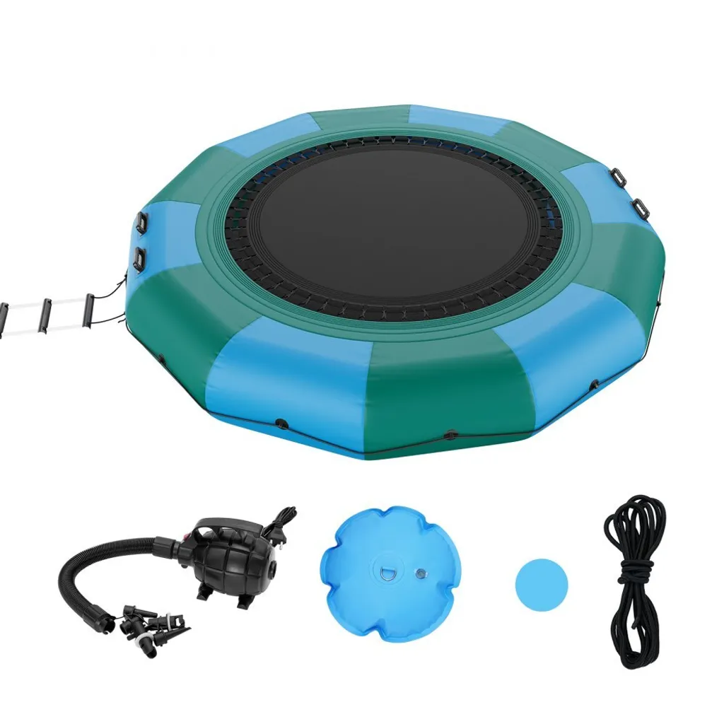 Grand Trampoline pour Lac et Piscine - Jeu Aquatique Gonflable 3,66m