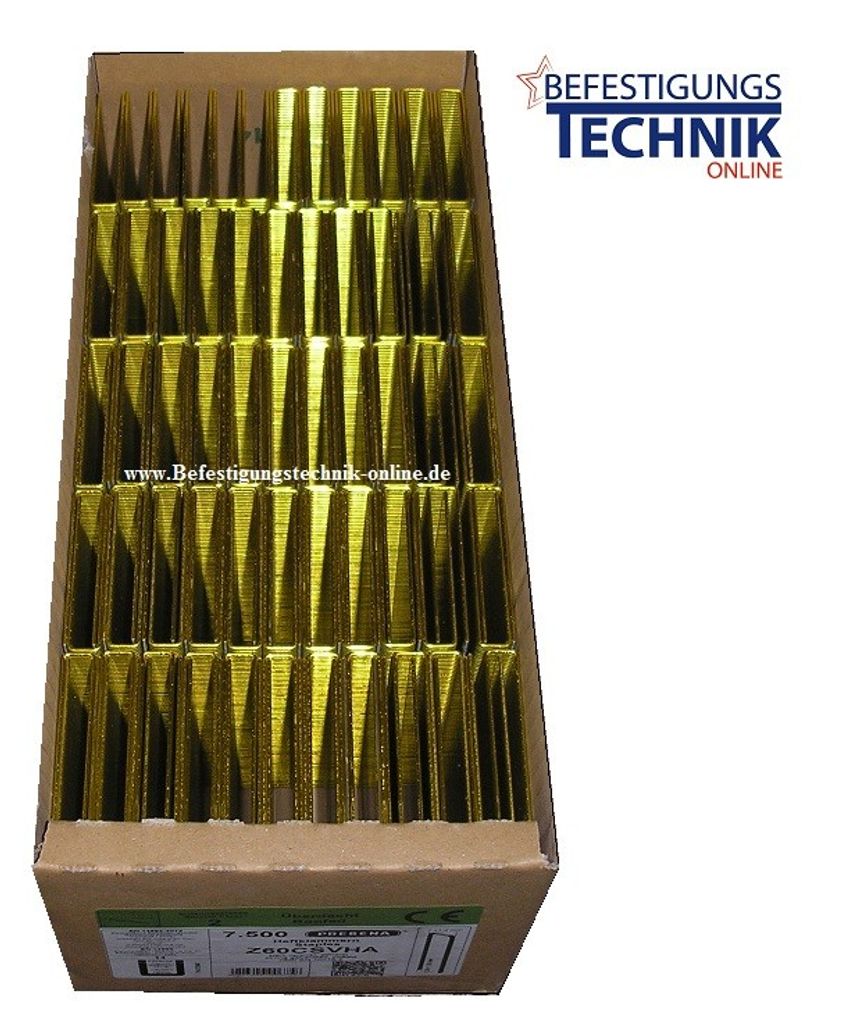 Zszywki Prebena Z 25CNKHA 25mm ocynkowane hartowane KG 725 Zdjęcie produktu 