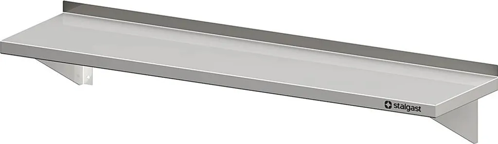 Scaffale a Parete Acciaio Inox 900x400mm Saldato | Mensola Professionale