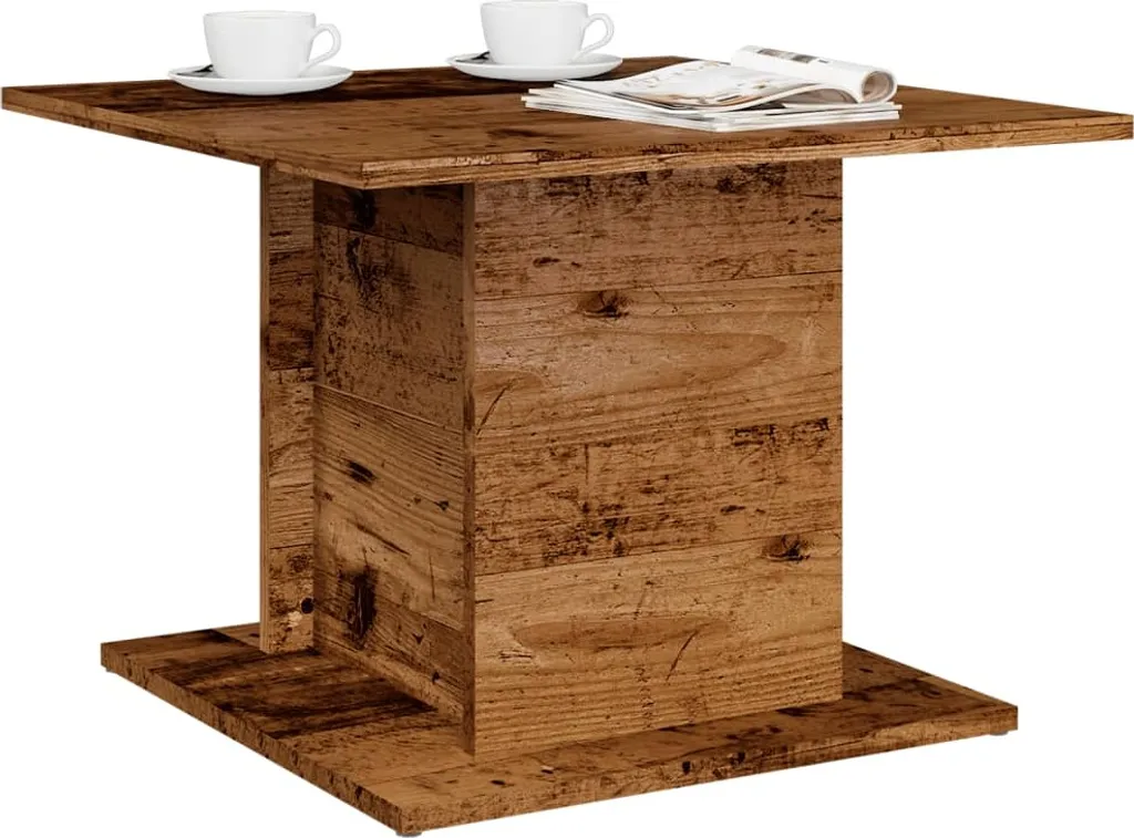 Tavolino da Salotto 55x55 cm Effetto Legno Antico - Cloris 2025