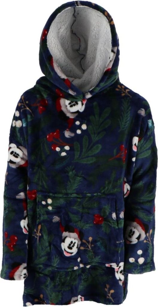 Mickey Mouse Hoodie-Decke – Warme Kapuzendecke in One Size für Kinder