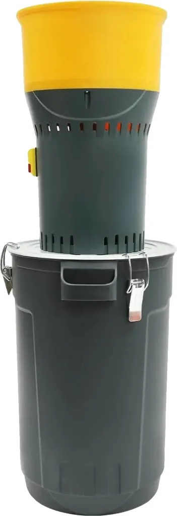 Moulin haute capacité 25 litres vert, moteur 1000W pour usage intensif