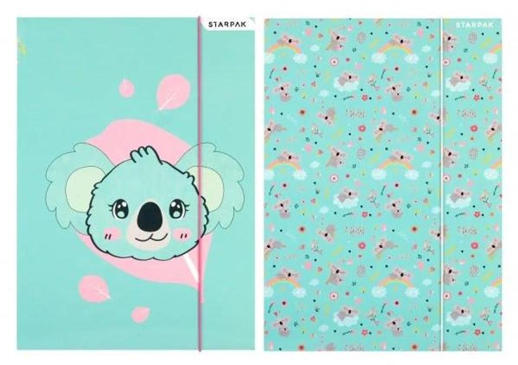 Teczka z gumką A4 Koala mix - STARPAK