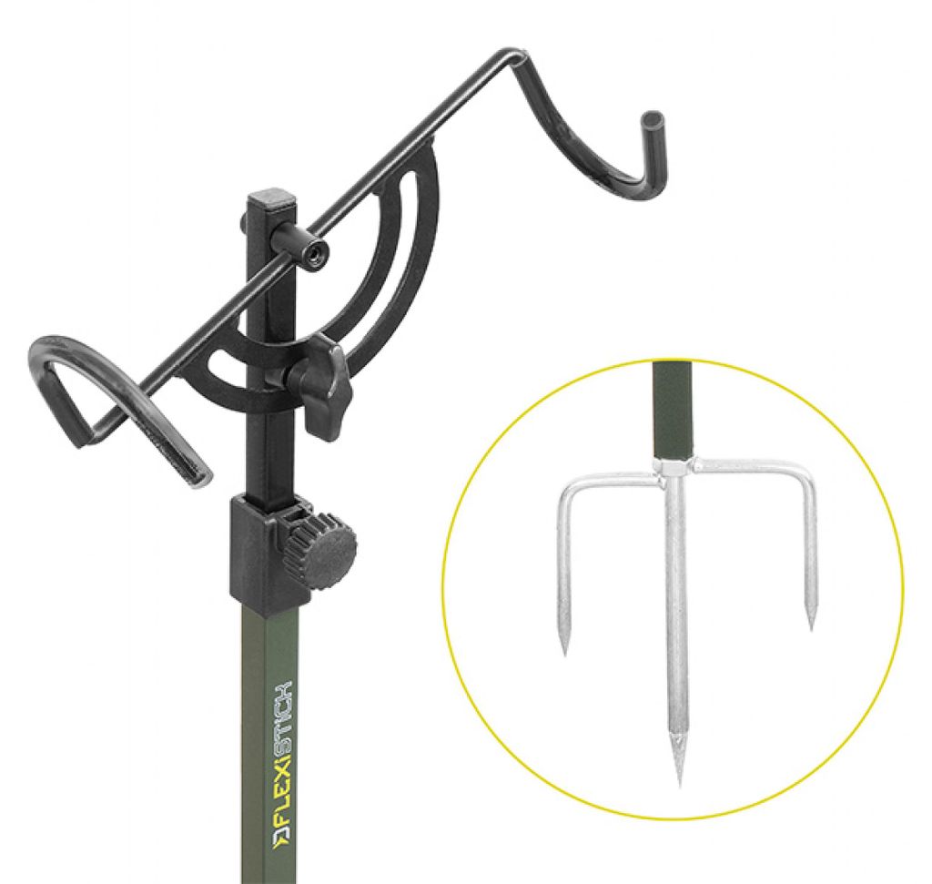 Support Canne Cormoran – Piquet Robuste 40 Cm – Pour Terrains Durs Et Meubles