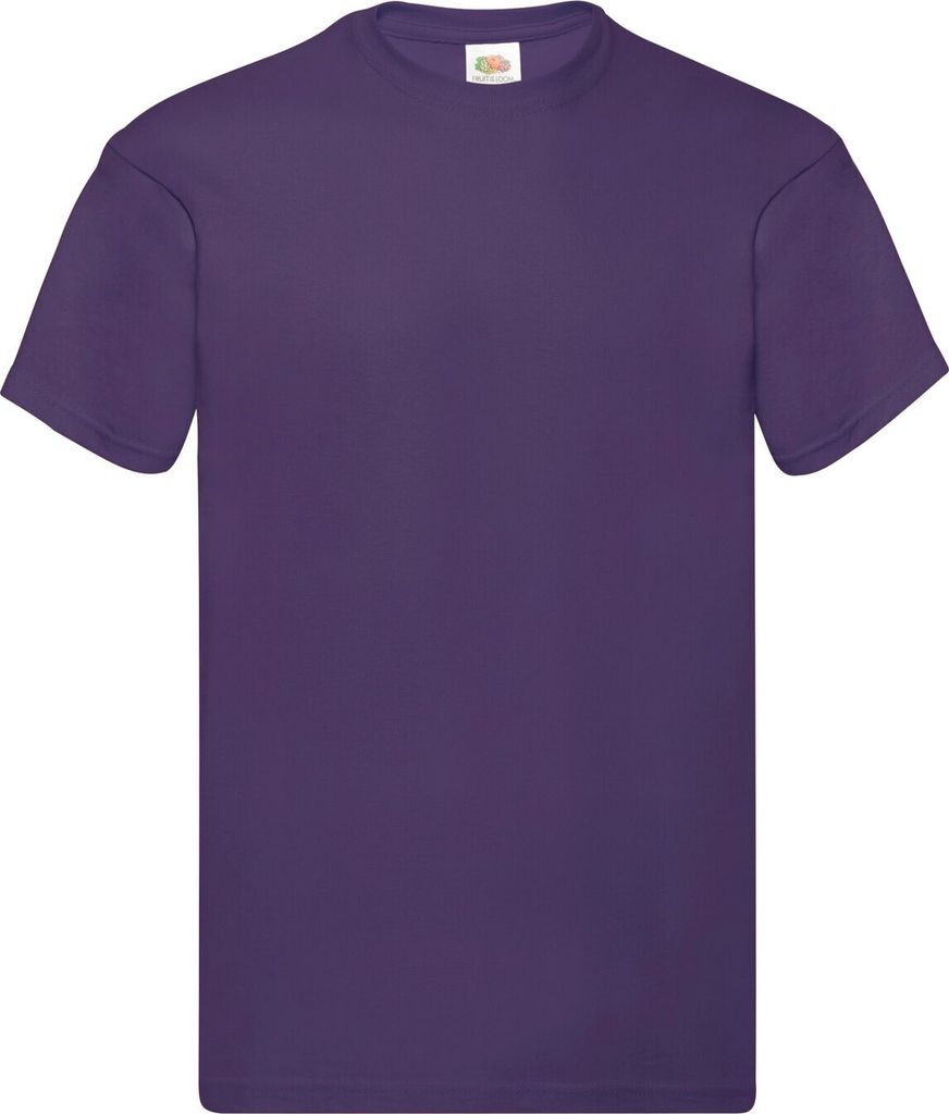 Fruit of the Loom - "Original" T-Shirt für Herren RW9904 (XL) (Violett)