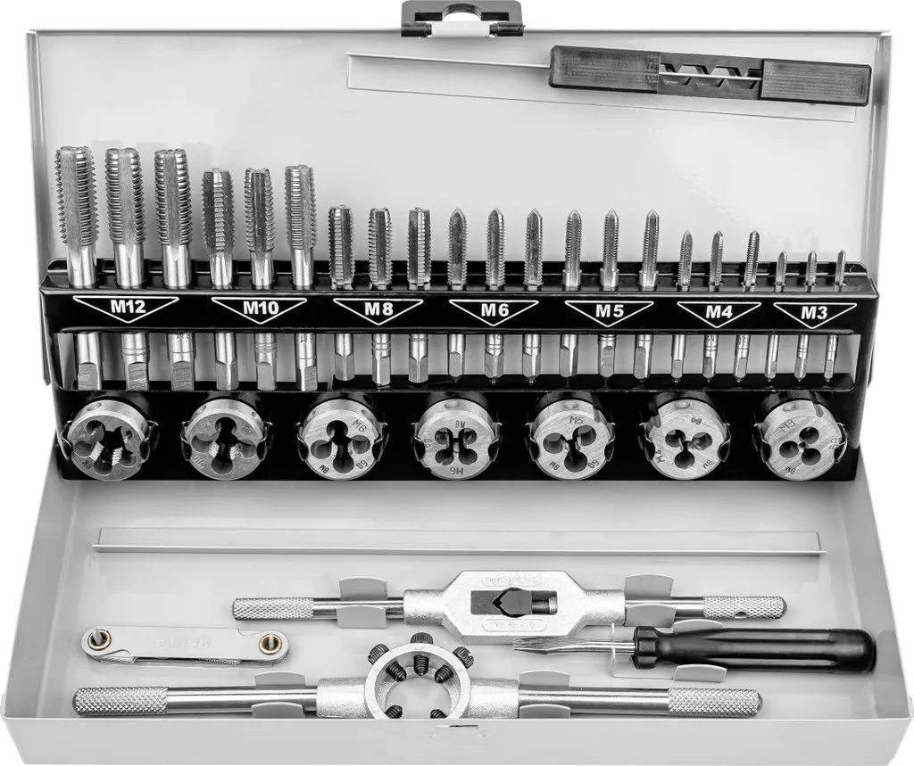 Mannesmann M53250-B Green Line: Set Taglio Filetti 32 Pezzi - 6