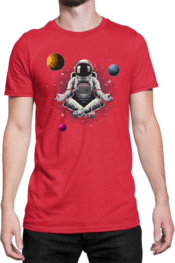 Herren T-Shirt Nasa Space Theme Nasa 006, Man L / Rot
