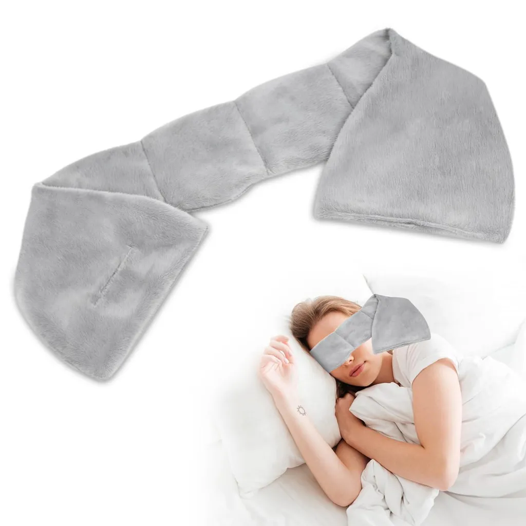 Masque de sommeil par gravité lesté pour un sommeil profond et réparateur