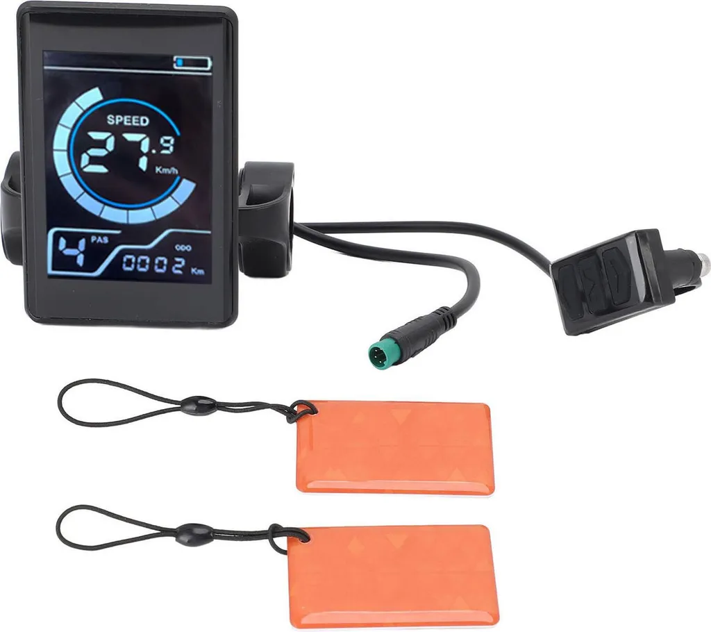 Ordinateur de bord LCD pour vélo électrique avec démarrage sans clé NFC