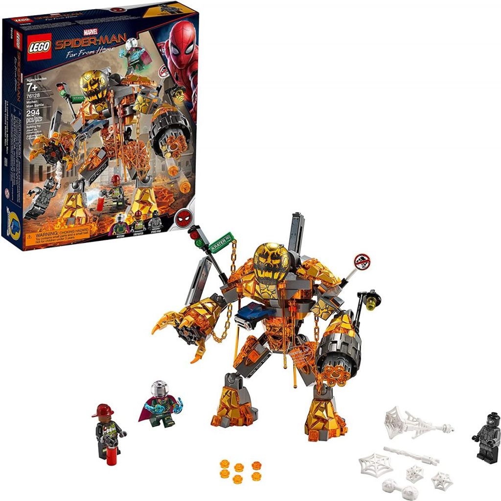 LEGO Marvel Super Heroes 76128 Duell mit Molten Man, 76128