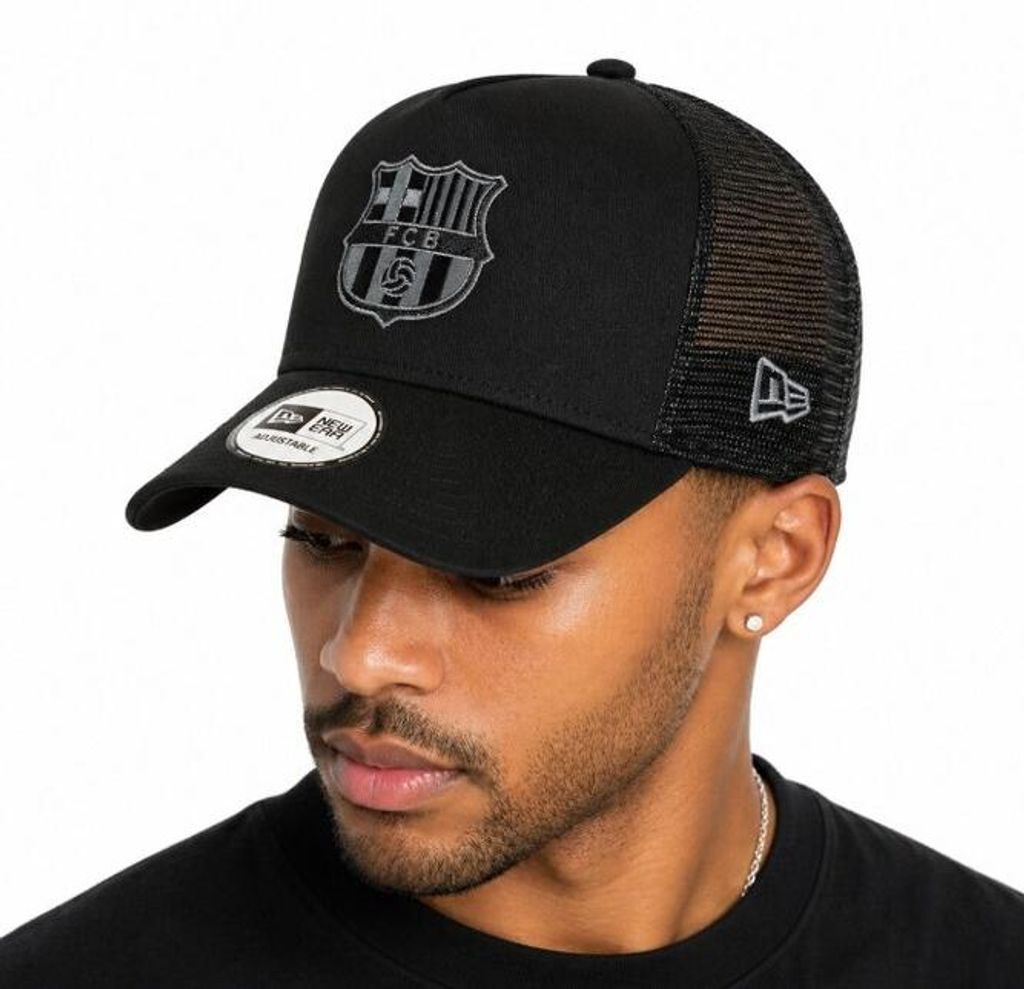 Kšiltovka New Era Trucker Tonal Fc Barcelona Cap Black - Obrázek produktu 