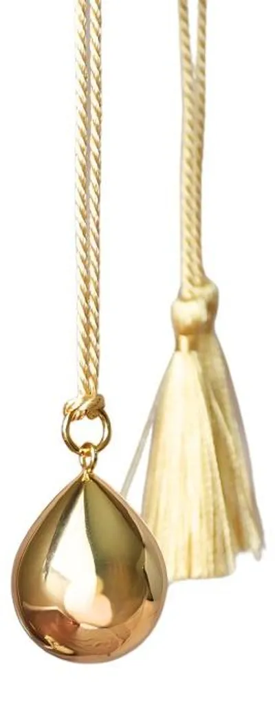 Collier de grossesse Satin Drop Gold - Créer un lien sonore avec bébé