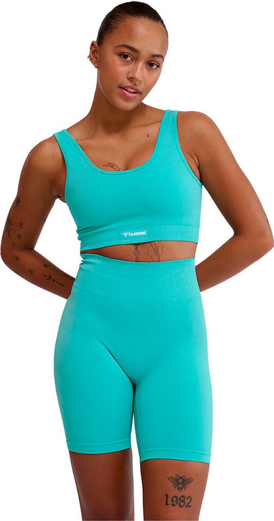 Hummel Hmlalive Seamless Bra - pool blue, Größe:M