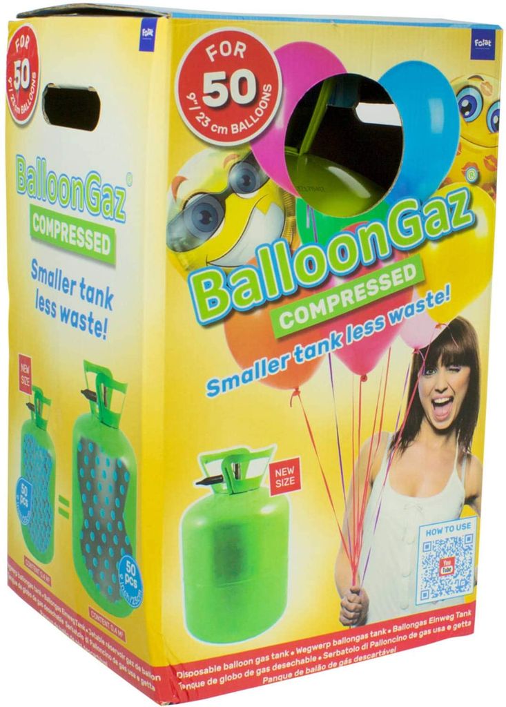 HELIUM DO BALÓNKŮ BALLOONGAZ - jednorázová nádoba 400 l Obrázek produktu 7