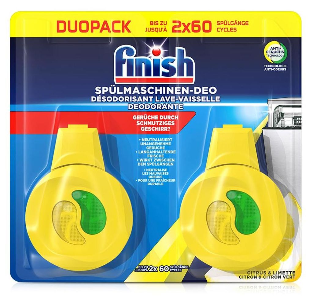 Finish Spülmaschinen-Deo Citrus und Limette 1 x 2 Stück Produktbild 