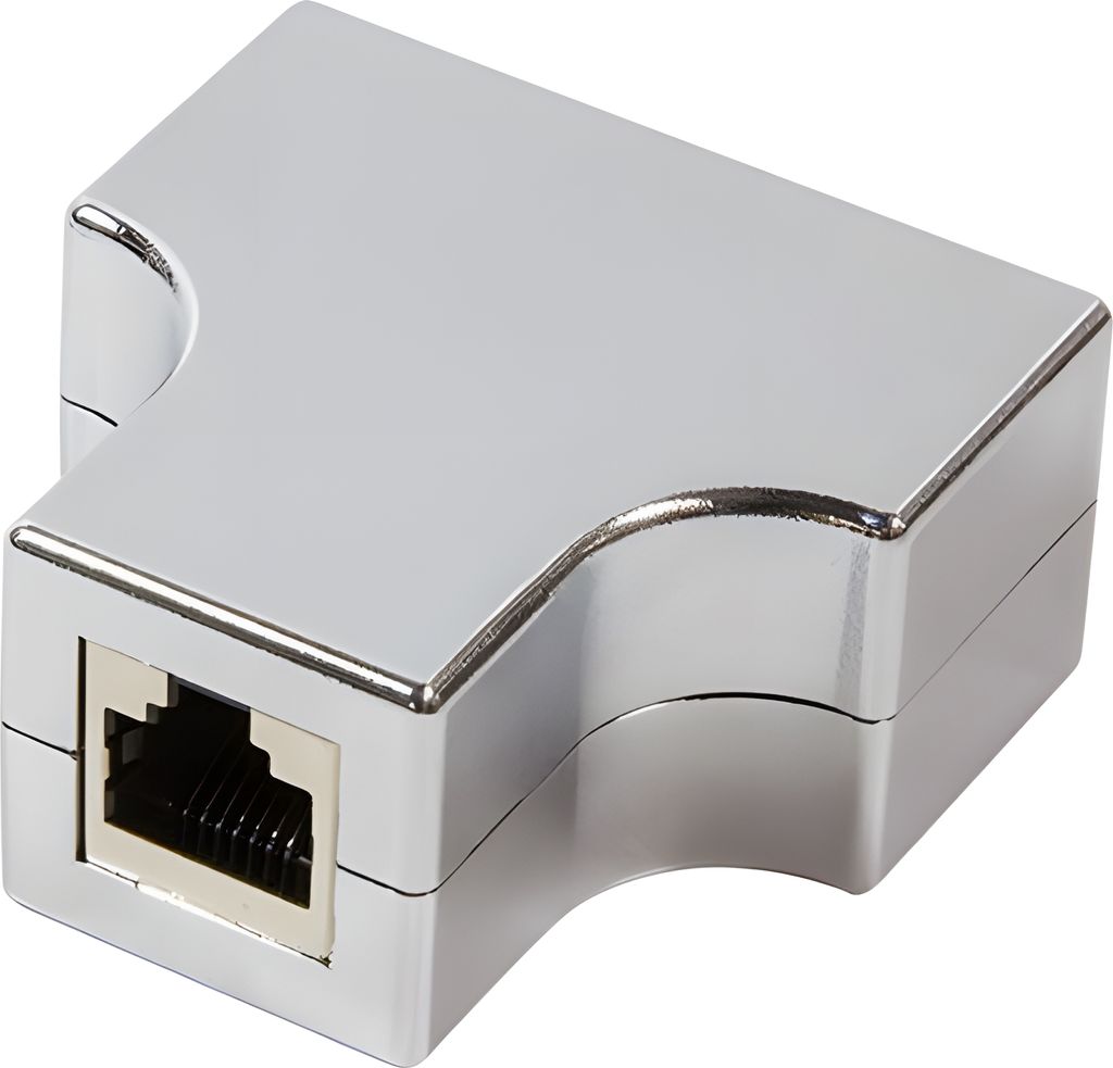 Adaptador modular LogiLink, conector RJ45 a 2 conectores Imagen del producto 