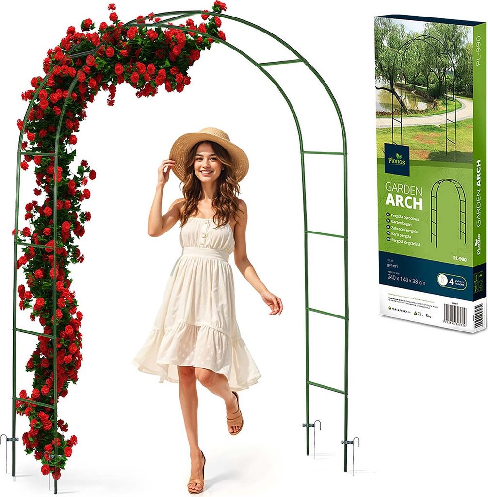 Pergola ogrodowa łuk 240 cm Plonos PL-990 Zdjęcie produktu 