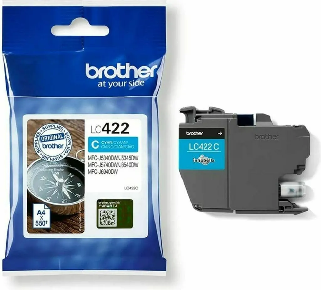 Cartouche d'encre Brother LC-422BK Noir originale pour imprimante MFC