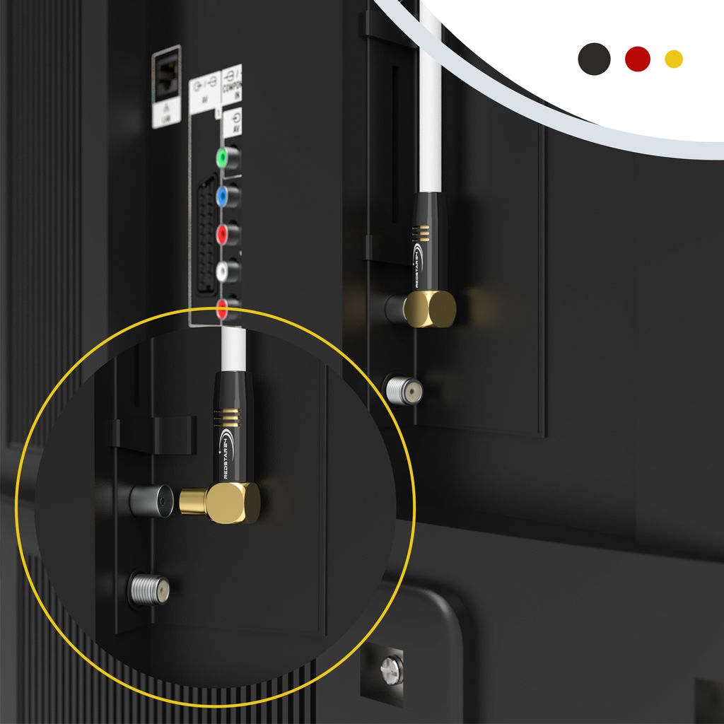 HD Antennenkabel Digital TV Kabel 135db 90° | Kaufland.de