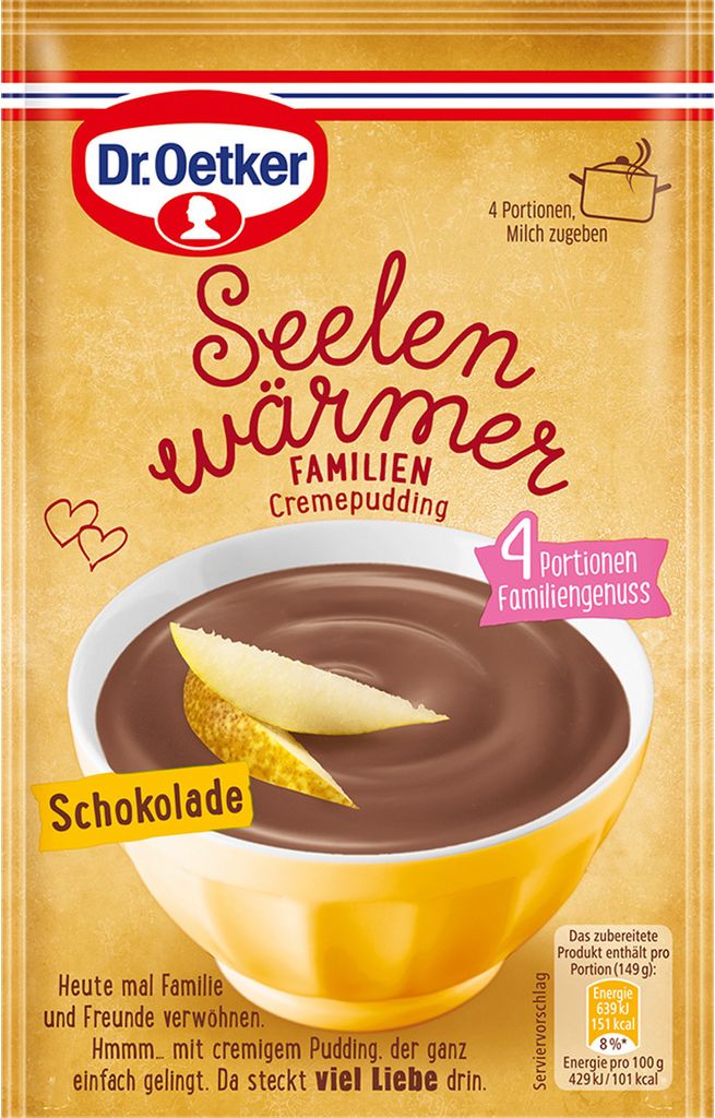 Oetker Seelenwärmer Familie Schokolad 0,099 Kg