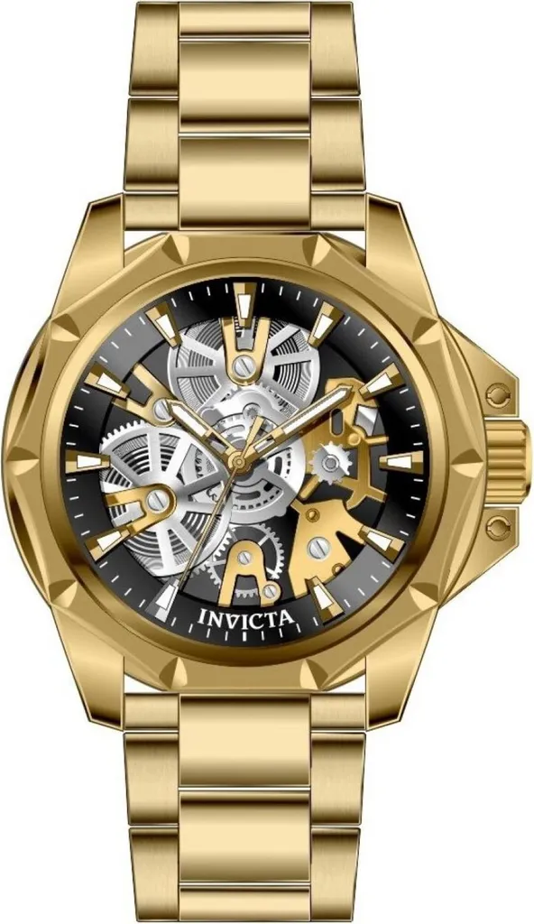Invicta Objet D Art 50380 Orologio Uomo Acciaio Quadrante Nero 44mm