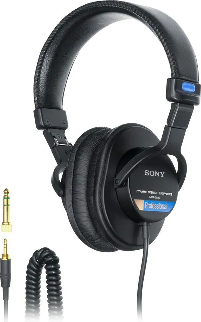 Casque fermé Sony MDR7506 pour éliminer les bruits de studio