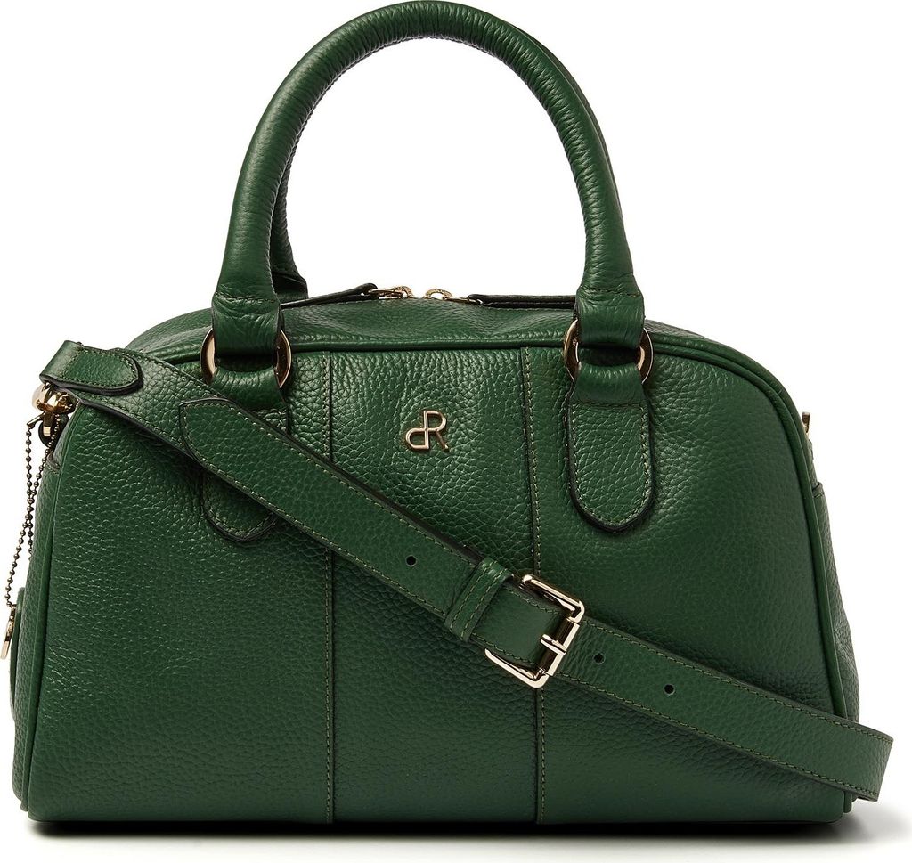 dR Amsterdam Umhängetasche | Leder Schultertasche | Damenhandtaschen | Damen Crossbody Tasche | Mint - 1103748 Green