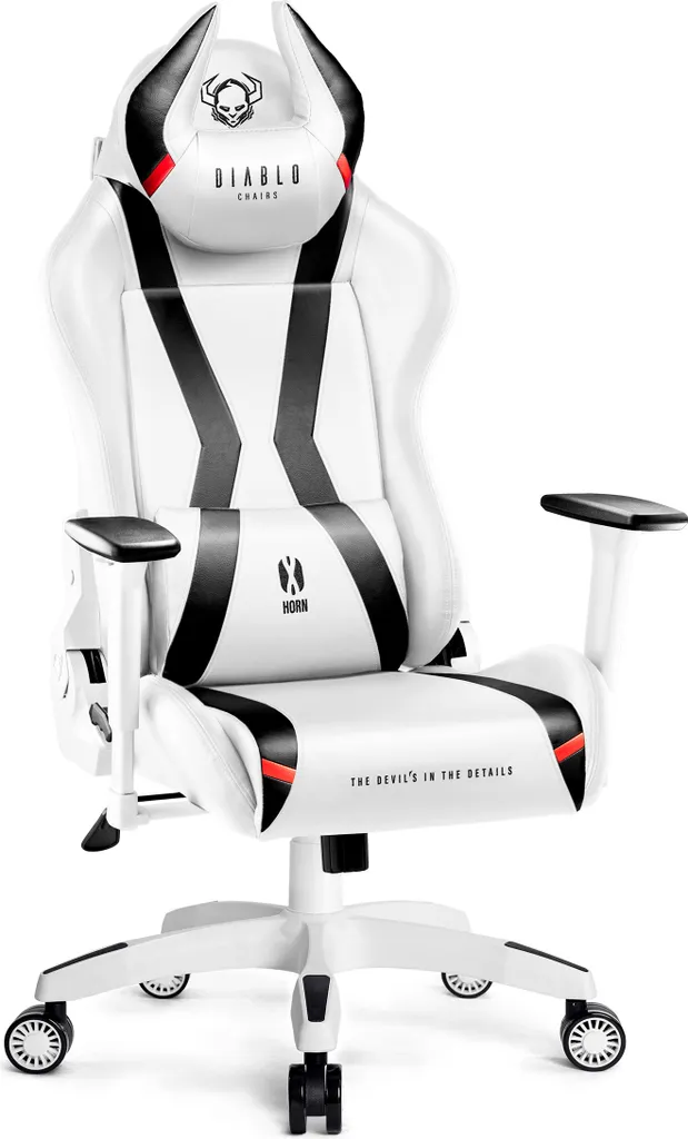 Chaise Gaming Ergonomique Diablo X-Horn - Accoudoirs 3D et Cuir Synthétique