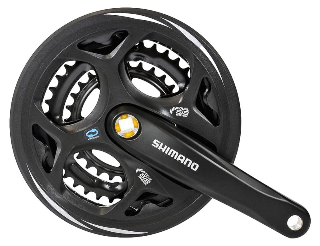 Shimano Altus Kurbelgarnitur 7/8 Gang FC-M311 42x32x22 Produktbild 