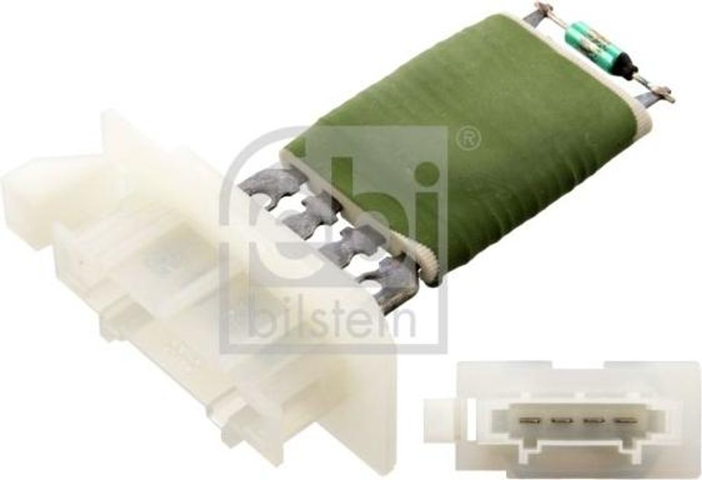 FEBI BILSTEIN 102584 Gebläsewiderstand OE 1K0959263A kompatibel mit A3 8P, Q3, Alhambra, Altea, Altea XL, Leon, Toledo, Octavia, Superb, Yeti, Bee...