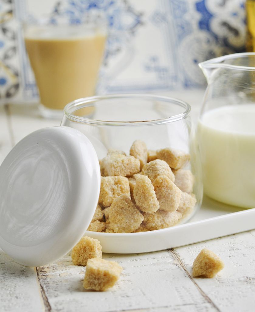 Milchkännchen & Zuckerdose aus Glas und Porzellan Produktbild 4