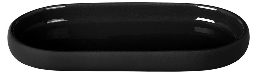 Blomus Tablett Sono, Serviertablett, Ablage, Keramik, Black, 10 x 19 cm, 66278