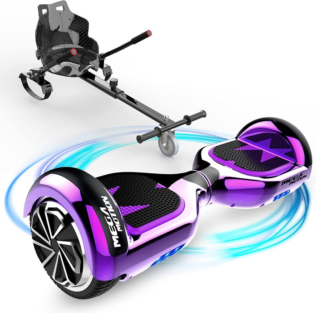 Hoverboard 6,5" Elektro Scooter Selbst Balance ElektroRoller Kinder mit Go Cart 
