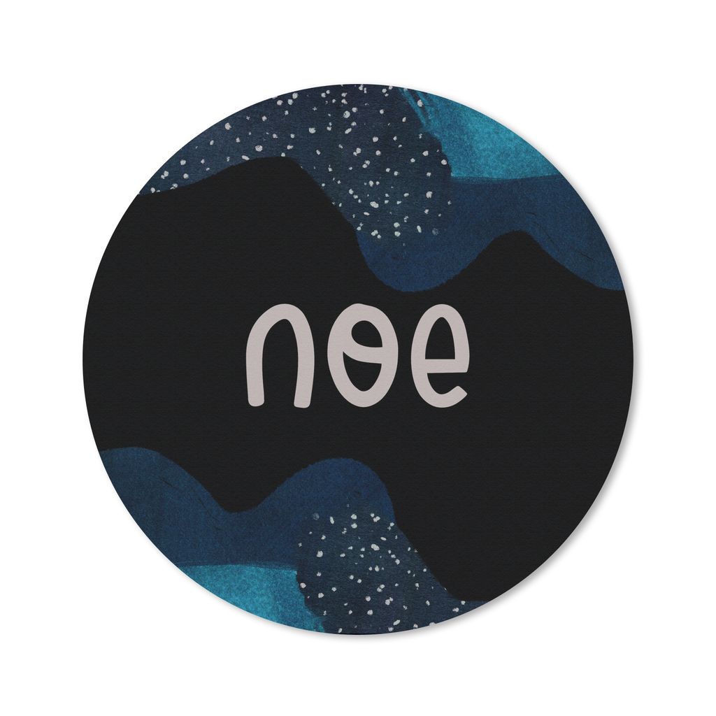 MuchoWow Mauspad Mousepad Noe - Pastell - Mädchen 40x40 cm - Mousepads - Maus Mat - Pad - Mausunterlage - Schreibtisch Accessoires